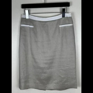 Brooks Brothers Linen Pencil Skirt SIZE 6